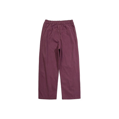 Men's casual cotton trousers in a straight-leg silhouette with a range of classic color options