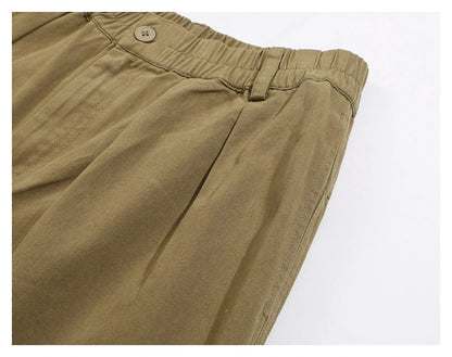 Men's casual cotton trousers in a straight-leg silhouette with a range of classic color options