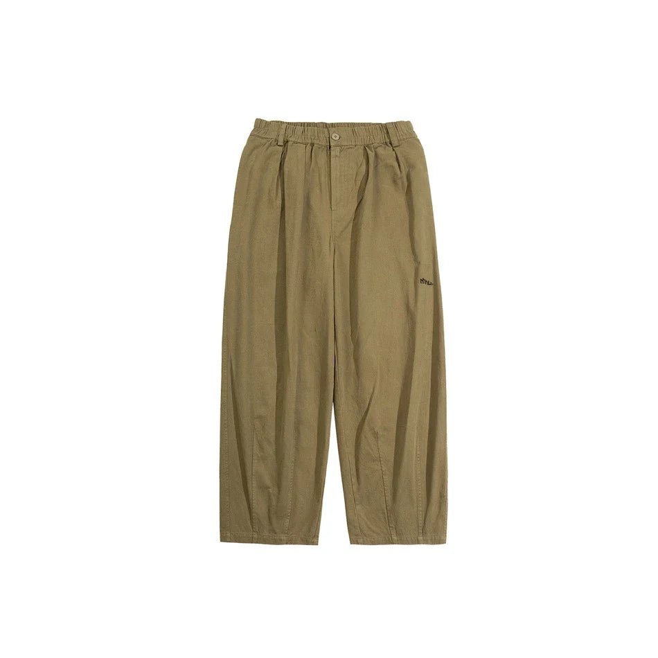 Men's casual cotton trousers in a straight-leg silhouette with a range of classic color options