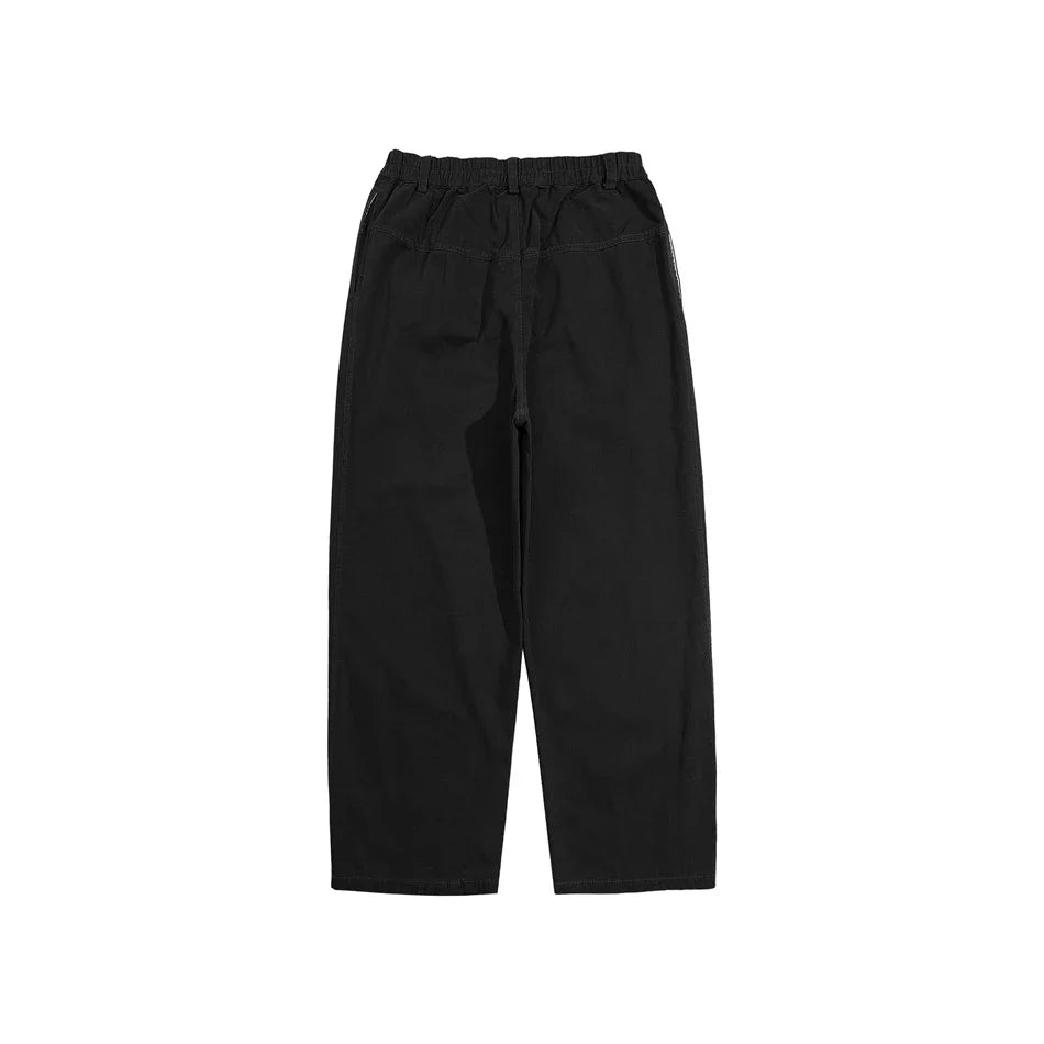 Men's casual cotton trousers in a straight-leg silhouette with a range of classic color options