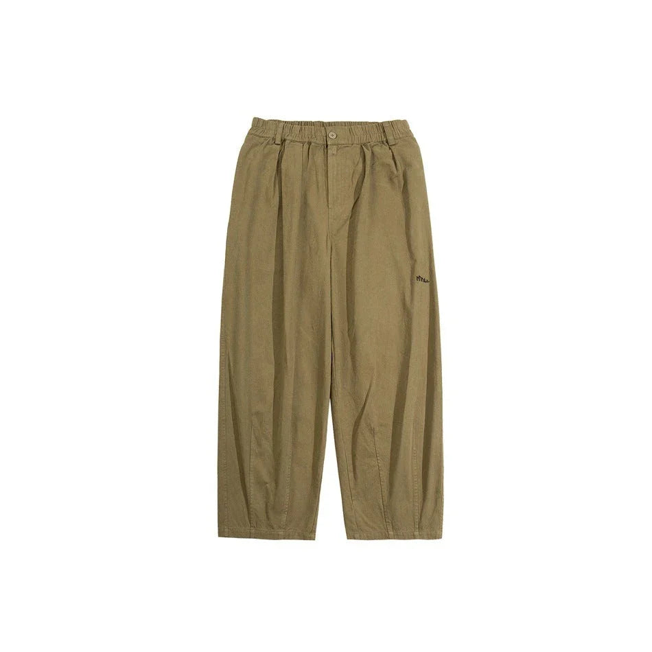 Men's casual cotton trousers in a straight-leg silhouette with a range of classic color options