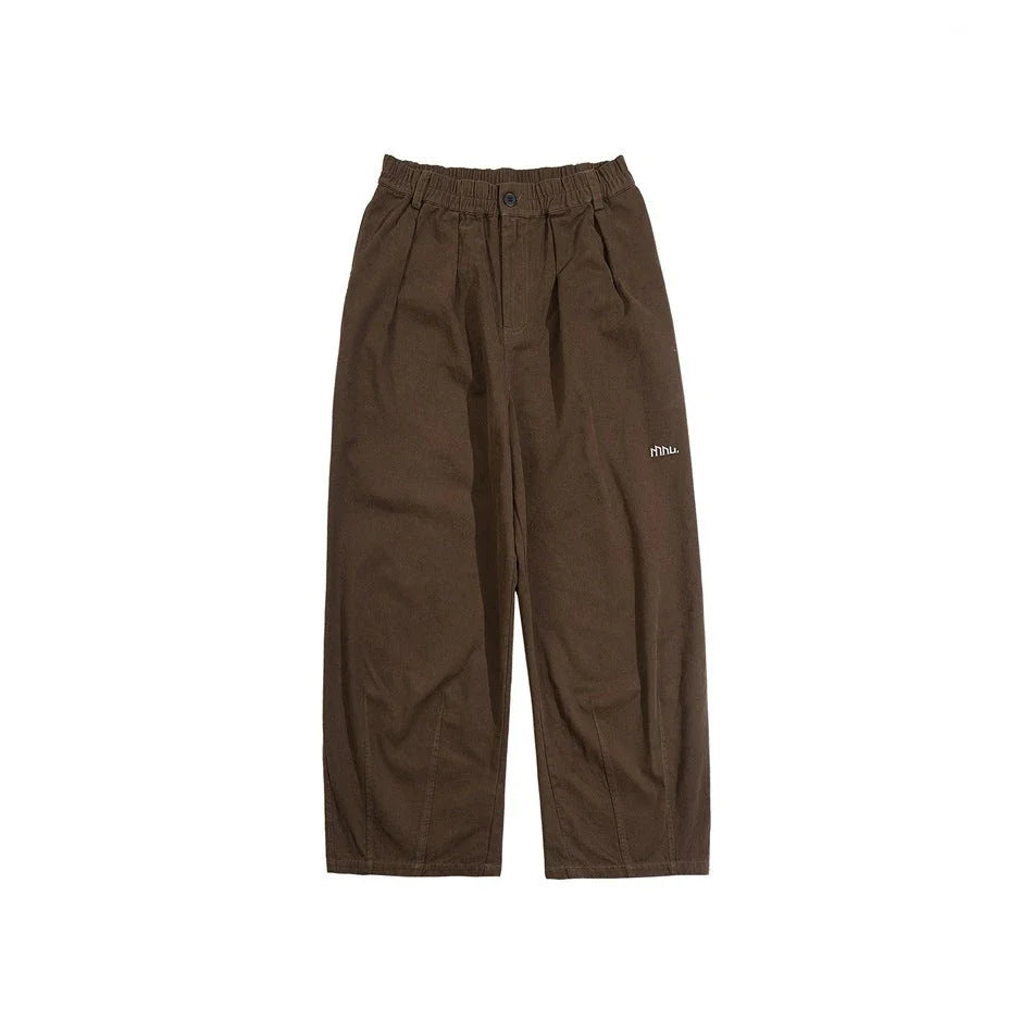 Men's casual cotton trousers in a straight-leg silhouette with a range of classic color options