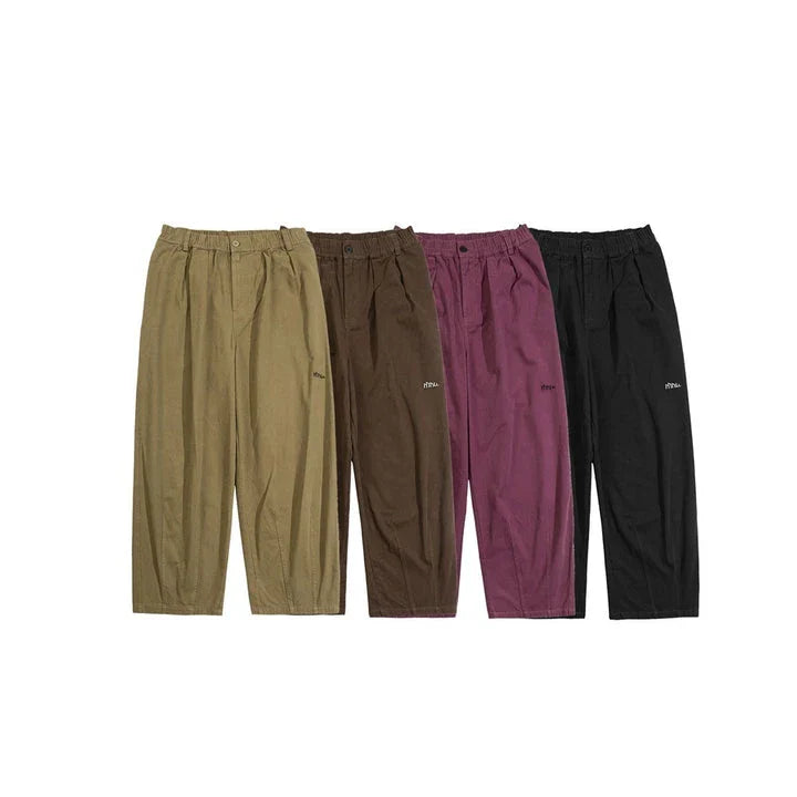 Men's casual cotton trousers in a straight-leg silhouette with a range of classic color options