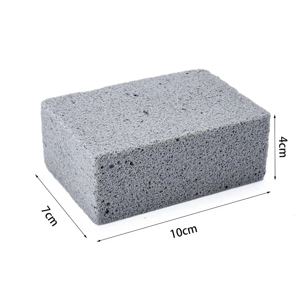 Premium foam glass BBQ grill cleaning stone for effortless removal of stubborn grease and stains