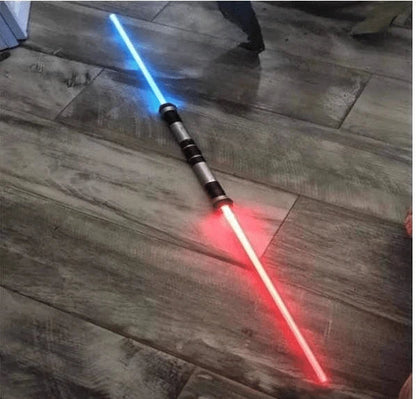 Dual Sided Light Saber Sword with polycarbonate blades and sound/light effects for Jedi battles and play