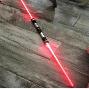 Dual Sided Light Saber Sword with polycarbonate blades and sound/light effects for Jedi battles and play