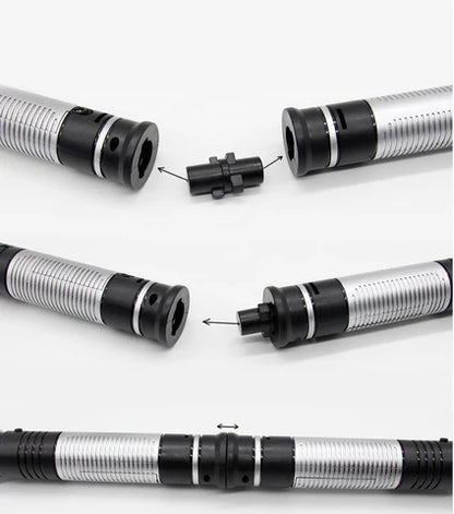 Dual Sided Light Saber Sword with polycarbonate blades and sound/light effects for Jedi battles and play