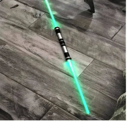 Dual Sided Light Saber Sword with polycarbonate blades and sound/light effects for Jedi battles and play