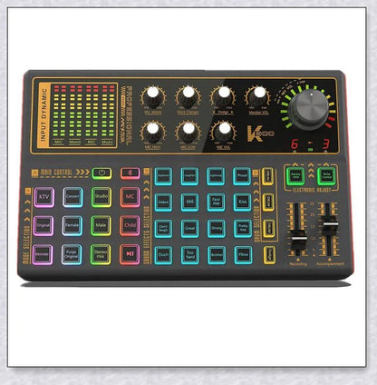 Voice Changer Live Board with various audio controls and voice transformation options