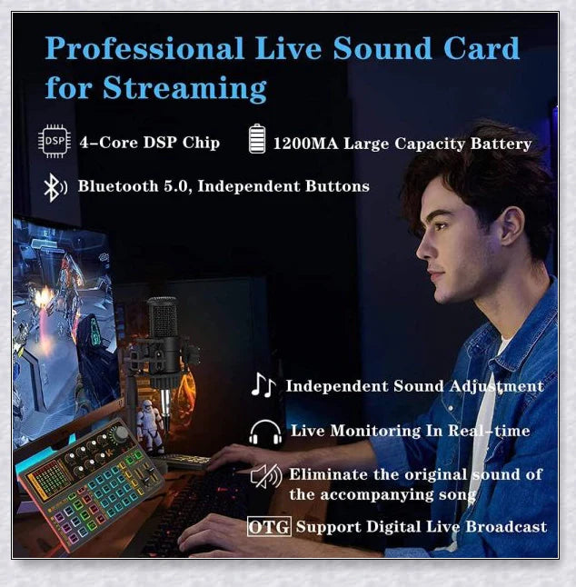 Voice Changer Live Board with various audio controls and voice transformation options