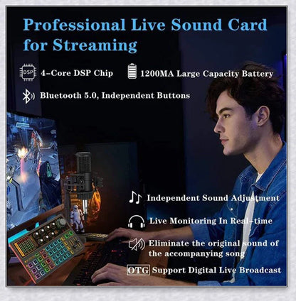 Voice Changer Live Board with various audio controls and voice transformation options