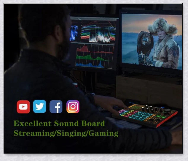 Voice Changer Live Board with various audio controls and voice transformation options