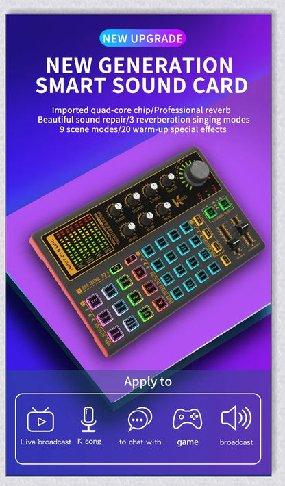Voice Changer Live Board with various audio controls and voice transformation options