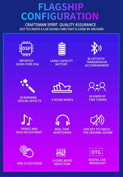 Voice Changer Live Board with various audio controls and voice transformation options