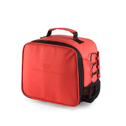 Portable insulated cooler bag in various colors, preserving temperature for outdoor activities and social gatherings