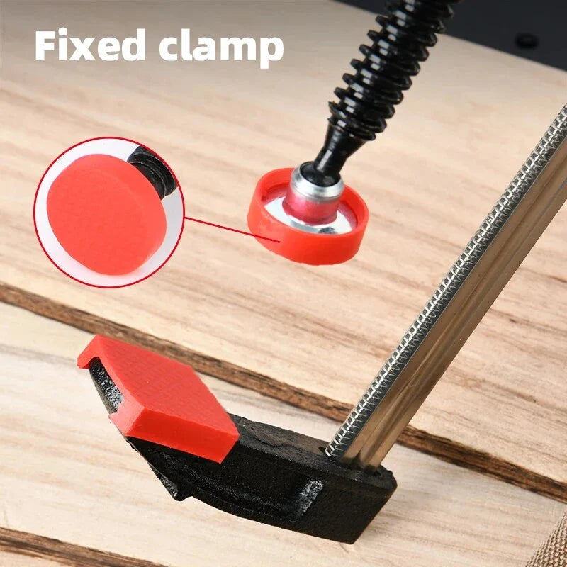 Heavy Duty F Clamp - A high-strength clamping tool for woodworking, metal fixing, and DIY projects