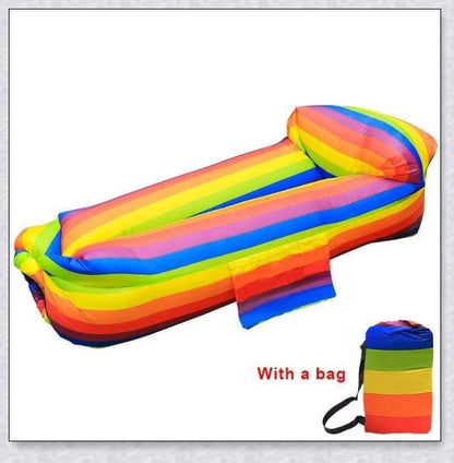 Outdoor Inflatable Couch - A soft, cushioned surface that molds to your body for maximum relaxation in any outdoor setting.