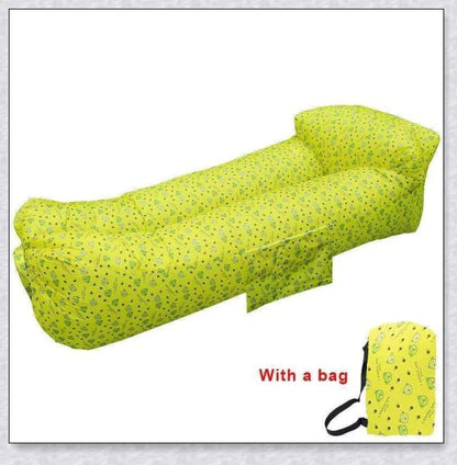 Outdoor Inflatable Couch - A soft, cushioned surface that molds to your body for maximum relaxation in any outdoor setting.