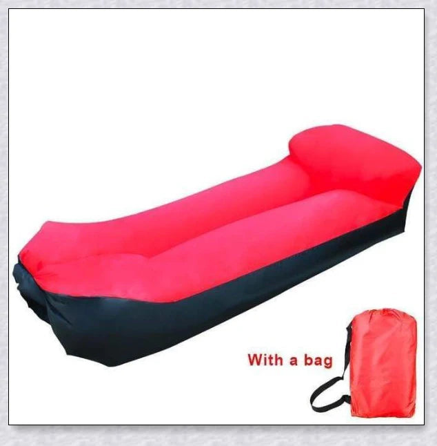 Outdoor Inflatable Couch - A soft, cushioned surface that molds to your body for maximum relaxation in any outdoor setting.