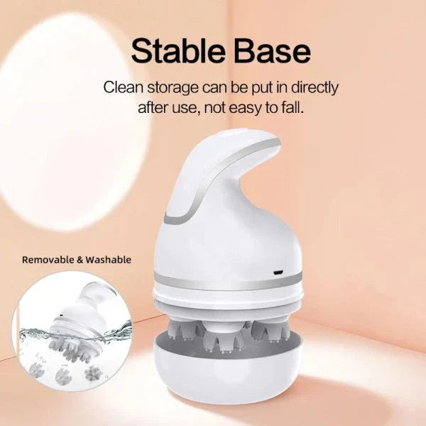 Electric pet head massager with vibration and acupuncture functions to relieve stress and promote relaxation for dogs, cats, and other furry pets