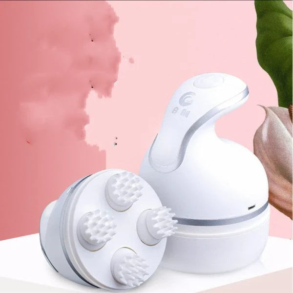 Electric pet head massager with vibration and acupuncture functions to relieve stress and promote relaxation for dogs, cats, and other furry pets