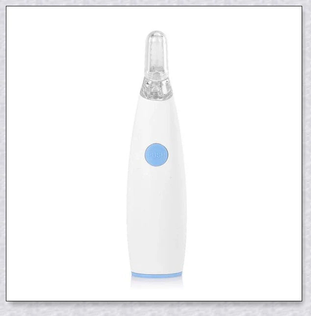 Portable Electric Ear Wax Remover with 360-degree spiral-shaped silicone tip and LED light for safe, effective ear cleaning