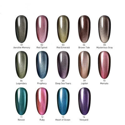 A bottle of Bright Gel Finger Nail Glitter Gel Polish in various shimmering colors, providing a dazzling manicure solution.