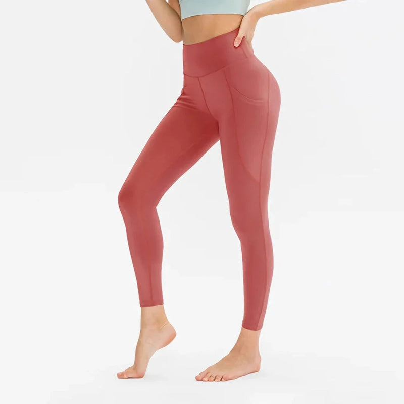 Hhomeenjoy High-Waist Yoga Leggings with Pockets for Women