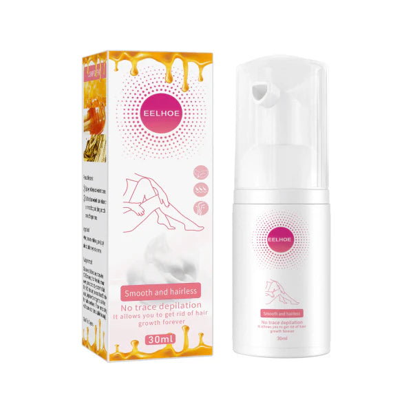 100% Permanent Natural Hair Removal Spray - Effortless, Pain-Free Hair Removal Solution for Smooth, Silky Skin