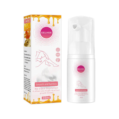 100% Permanent Natural Hair Removal Spray - Effortless, Pain-Free Hair Removal Solution for Smooth, Silky Skin