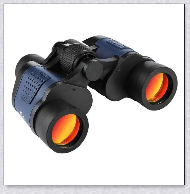 Professional Night Vision Infrared Long Range Binoculars with 60x60 magnification, perfect for outdoor activities like birdwatching, hunting, and hiking.