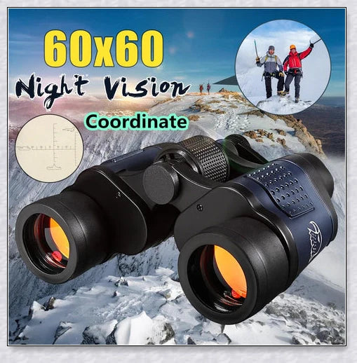 Hhomeenjoy Professional Night Vision Infrared Long Range Binoculars - 60X60