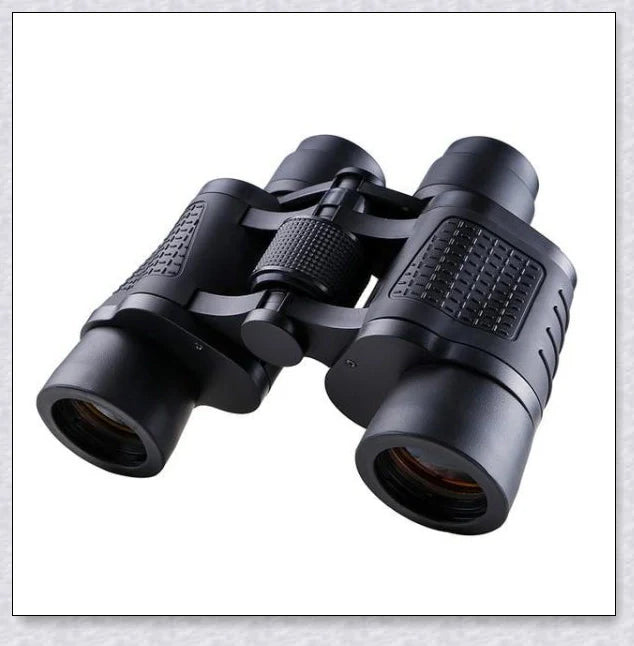 Professional Night Vision Infrared Long Range Binoculars with 60x60 magnification, perfect for outdoor activities like birdwatching, hunting, and hiking.