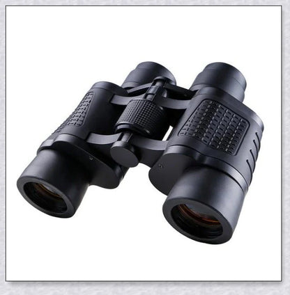 Professional Night Vision Infrared Long Range Binoculars with 60x60 magnification, perfect for outdoor activities like birdwatching, hunting, and hiking.