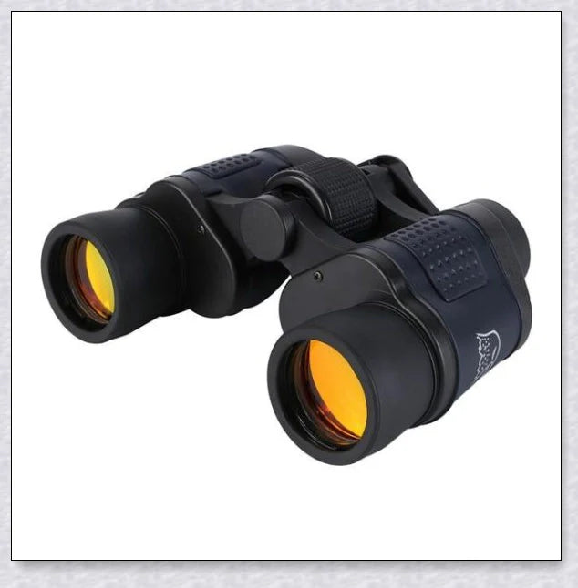 Professional Night Vision Infrared Long Range Binoculars with 60x60 magnification, perfect for outdoor activities like birdwatching, hunting, and hiking.
