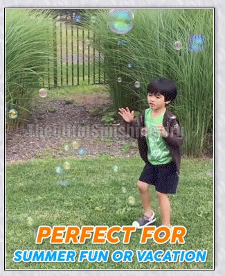 Premium White Bubble Machine Blower with auto-activated feature for durable and hands-free bubble fun