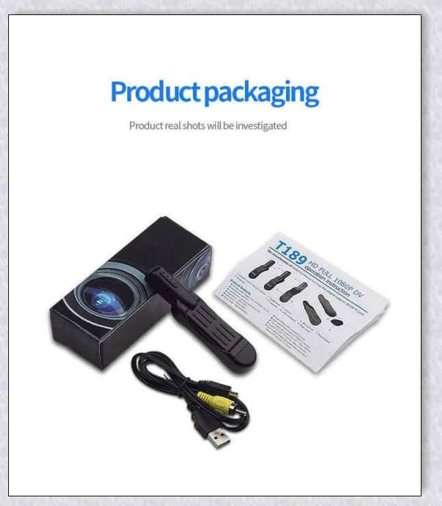 Body-mounted camera for law enforcement, capturing 1080P video discreetly and hands-free