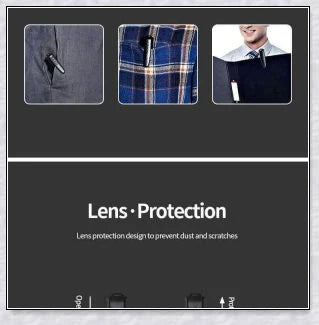 Body-mounted camera for law enforcement, capturing 1080P video discreetly and hands-free