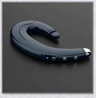 Wireless Bone Conduction Earphone Bluetooth 5.0 Headset with black, blue, and red color options