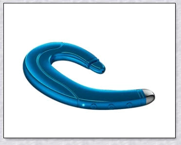 Wireless Bone Conduction Earphone Bluetooth 5.0 Headset with black, blue, and red color options