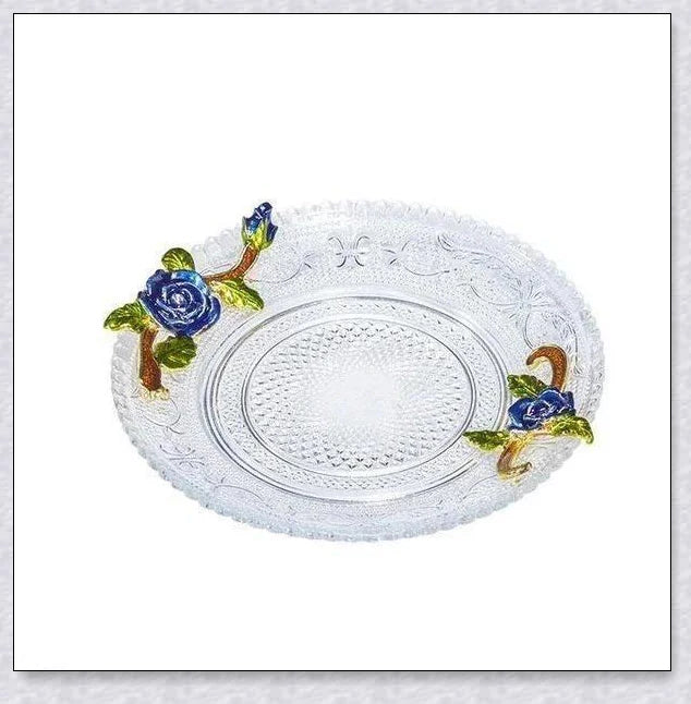 Handmade enamel mug or teacup with beautiful butterfly and rose designs, available in various styles