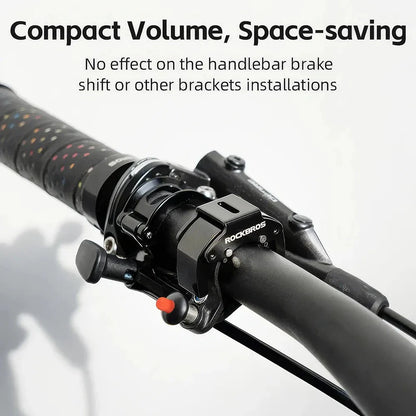 Compact Safety Bicycle Bell in Red - Durable Stainless Steel and Aluminum Alloy Construction