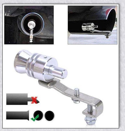 Turbo Exhaust Whistle - Aluminum alloy car accessory that creates a powerful, turbo-charged exhaust sound