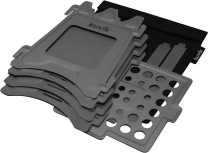 Folding Titanium Wood Stove - Compact, Lightweight, and Versatile Camping Stove for Outdoor Cooking