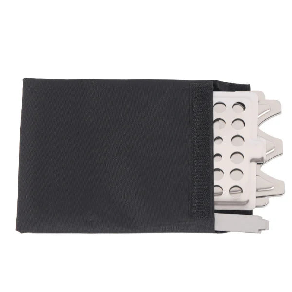 Folding Titanium Wood Stove - Compact, Lightweight, and Versatile Camping Stove for Outdoor Cooking