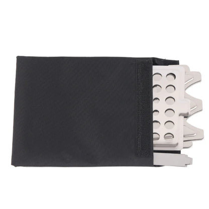 Folding Titanium Wood Stove - Compact, Lightweight, and Versatile Camping Stove for Outdoor Cooking