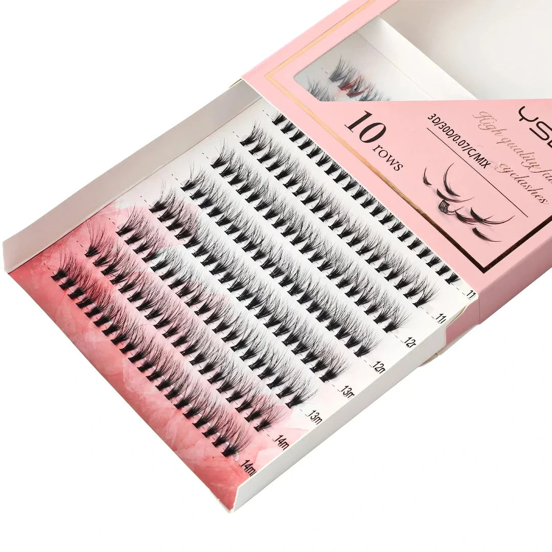 Premium Mink Eyelash 30D Extensions with a soft, natural appearance for a stunning, effortless look