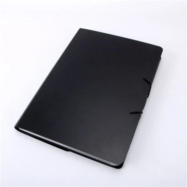 12-pocket expanding file folder in black, navy blue, and gray colors for efficient document organization