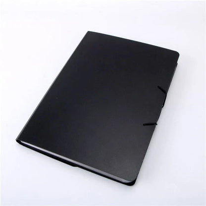 12-pocket expanding file folder in black, navy blue, and gray colors for efficient document organization