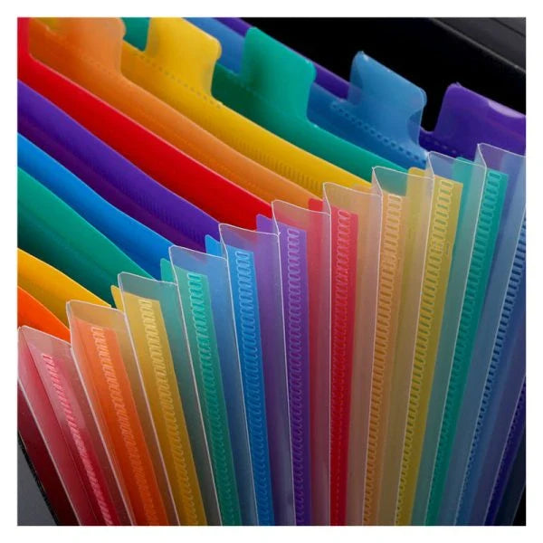 Hhomeenjoy US 12 Pockets Expanding Files Folder